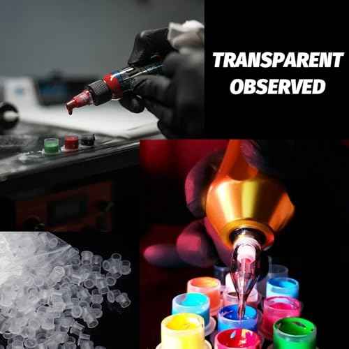 1000PCS Tattoo Ink Caps - Small Disposable Ink Cups #11