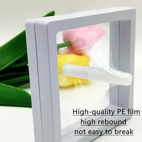 32 Pack Press On Nail Packaging Boxes - 3D Floating Storage and Display Box With 90pcs Double Sided Adhesive Tape for Nail Tech