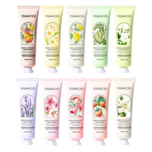 10pcs Hand Cream Gift Set, Deep Moisturizing Hand Lotion Cream Lip Mask Set For Girls