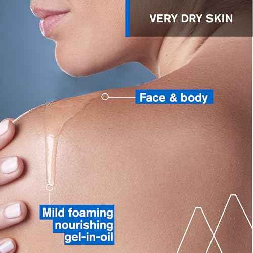 URIAGE X?mose Cleansing Soothing Oil | Mild Foaming Nourishing Gel-in-oil, Face & Body, Fragrance & Soap-Free