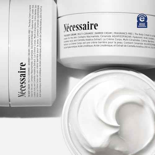 N?cessaire The Body Cream ? Fragrance-Free Barrier Repair Body Moisturizer with Niacinamide, Ceramides & Hyaluronic Acid ? Rich Hydration for Dry, Sensitive Skin ? Dermatologist-Tested ? 6.8 oz