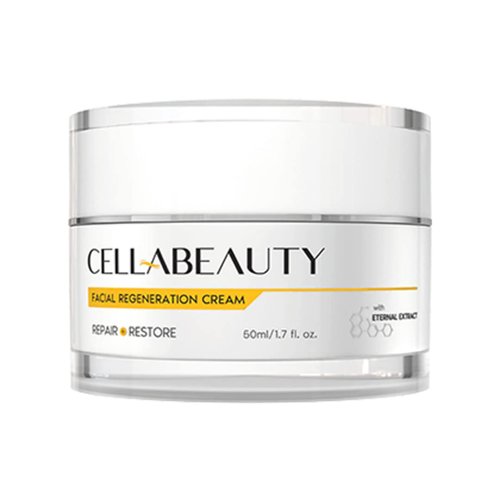 Cella Beauty Facial Regeneration Cream (30ml) Anti Aging and Skin Firming Cream For All Skin Types - Cruelty Free, Plant Based - (1.7oz)