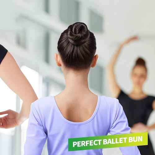 YGDZ Dance Hair Accessories Kit, Ballet Dance Stuff, Hair Nets for Buns, Bobby Pins Brown, Clear Elastic Hair Ties, Dance Competition Must Haves for Ballet Girls Women£¬Brown