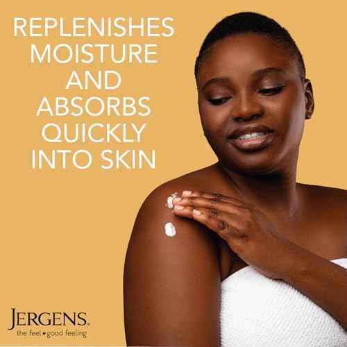 Jergens Skin Firming Body Lotion for Dry to Extra Dry Skin, Skin Tightening Cream with Collagen and Elastin, Dermatologist Tested, Hydralucence Blend Formula, 16.8 Oz