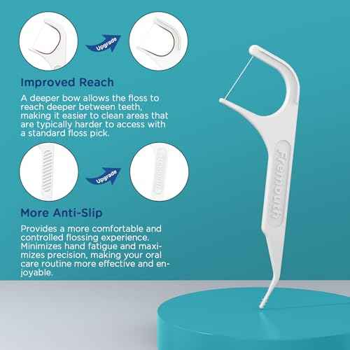 3-in-1 Braces Flossers - Orthodontic Dental Floss Picks, 100 Count (Pack of 1)