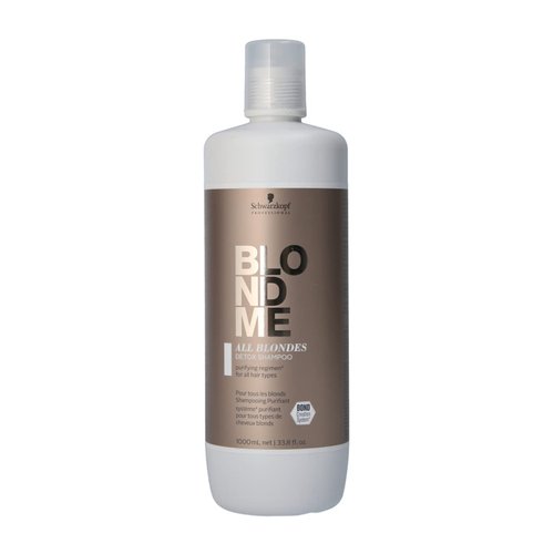BlondMe All Blondes Detox Shampoo – Clarifying Cleanse for Color Treated and Natural Blonde Hair – Hydrating Treatment for Dirt, Oil, Product Buildup – All Hair Types, 1000 ml