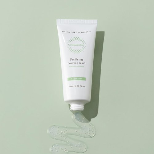 OxygenCeuticals Purifying Foaming Wash – pH 5.0 Low Acidic Gel Cleanser, Mild & Refreshing Face Wash with Botanical Extracts Suitable for Daily Use. 10.8 fl.oz (320ml)