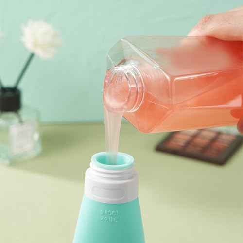 INSFIT Portable Travel Bottles, TSA Approved Leak Proof Containers for Toiletries, BPA Free Refillable Accessories for Shampoo, Body Wash, Liquids (4 Pack)