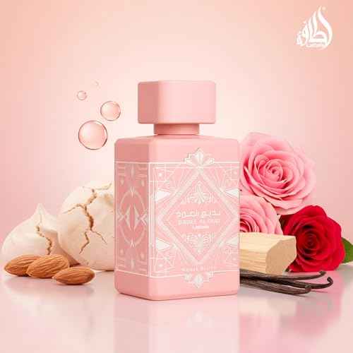 Lattafa Bade'e Al Oud Noble Blush for Unisex Eau de parfum Spray, 3.4 Ounce / 100 Ml