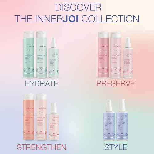 Joico InnerJoi Hydrate Shampoo and Conditioner | For Dry Hair & Scalp | Sulfate & Paraben Free | Naturally-Derived Vegan Formula | 10.1 oz