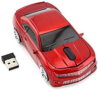 2.4Ghz Wireless Car Shape Mouse 3D Optical Gaming Mice USB Mini Receiver for PC Laptop Computer