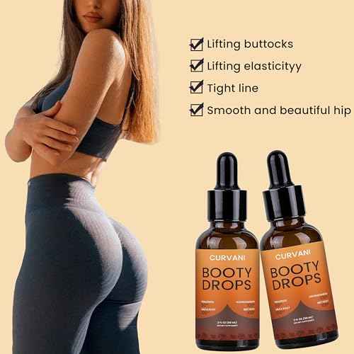 Booty Drops Lifting Serum Concentrated Formula 2 oz. Custom-Designed for Women's Curves and Beauty. (1PCS)