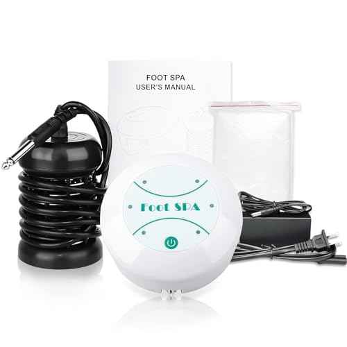 Foot Detox Machine, Portable Ionic Foot Bath Detox Machine, Ion Foot Spa Cleanser for Home Travelling USE with 10 Liners