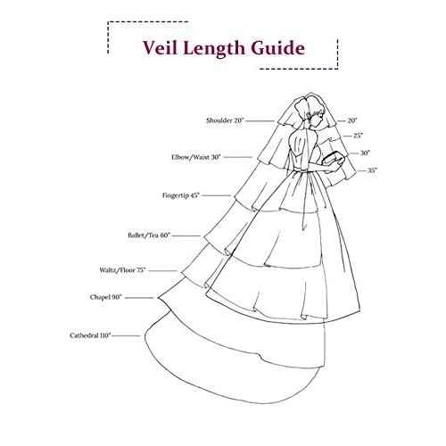 Cathedral Wedding Veils Long Bridal Veils White Bridal Veil 118" Long Veils for Women