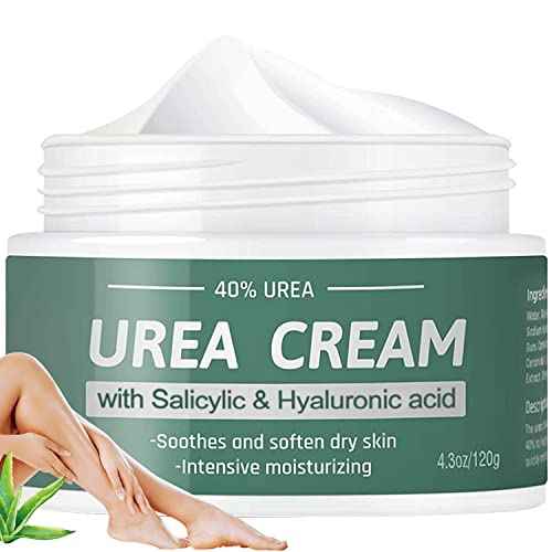 Urea Cream 40 Percent For Feet, Foot Cream, 40% Urea Lotion For Dry Skin/Cracked Heels/Ultra Calloused Feet, Softening Rough Skin On Feet, Skin Care with Glycerin, Jojoba for Men/Women, 4.3 oz