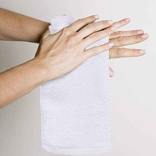 Utopia Towels 24 Pack Cotton Washcloths Set, 100% Ring Spun Cotton, Premium Quality Flannel Face Cloths, Highly Absorbent and Soft Feel Fingertip Towels, White