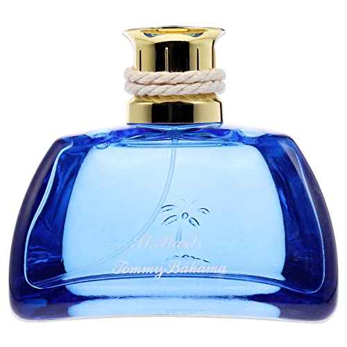 Tommy Bahama St. Barts Men Eau De Cologne for Men, Notes of Sparkling Lime, Guava Nectar, Vanilla, Palm Wood, Refreshing Island-Inspired Scent, Long-Lasting Fragrance, 3.4 Fl Oz