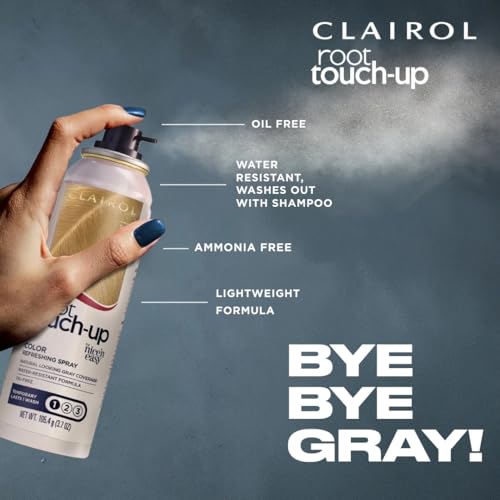 Clairol Root Touch-Up by Nice'n Easy Temporary Hair Coloring Spray, Medium Brown Hair Color, Pack of 1