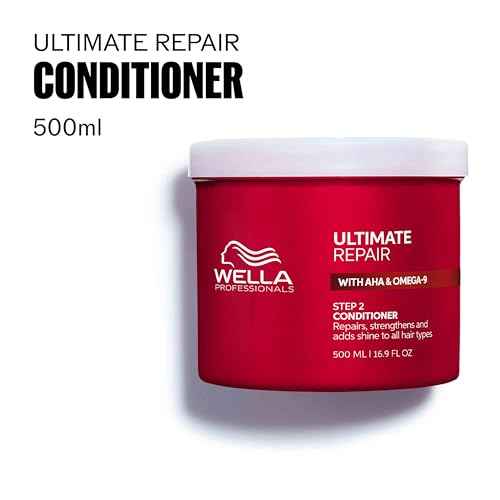 Wella Professionals ULTIMATE REPAIR Conditioner for Damaged Hair | Deeply Nourishing | Replenishes & Repairs | 16.9 Fl Oz - Packaging May Vary