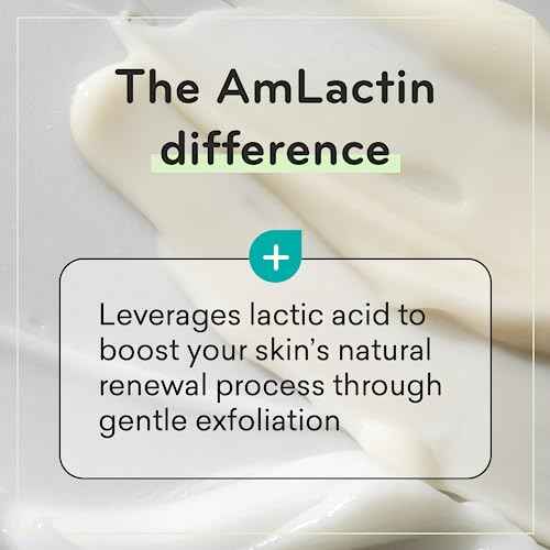 AmLactin Daily Nourish - Therapeutic Face and Body Lotion for Dry Skin - No-Scrub Exfoliator and Moisturizer with 5% Lactic Acid AHA, Safe for Sensitive Skin, 7.9 oz (Packaging May Vary)?