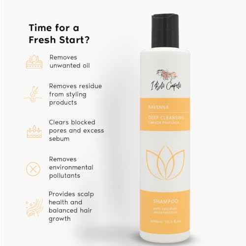 I Belli Capelli Ravenna Hair Treatment Kit- 1kg/35.02 oz B-tox Hair Mask + 300ml/10.1 fl.oz Anti-Residue Shampoo- Repair & Clarifying Shampoo for Longer Effect