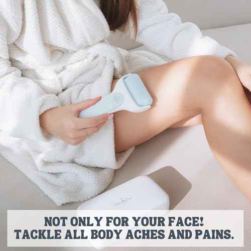 Eli with Love Ice Roller for Face Premium Facial Ice Roller with Carry Case and 2X Rollers for Long Lasting Cold - Eye Roller for Puffy Eyes & Cold Massage for Migraines