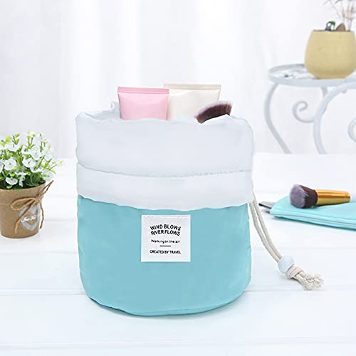 INVODA Drawstring Cosmetic Bag 8PCS Travel Makeup Bag for Women Toiletry Bag Portable Drawstring Make up Organizer Bag for Travel (8PCS)