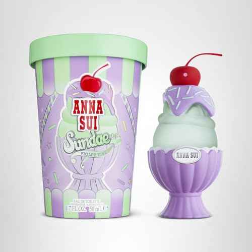 Anna Sui Sundae Violet Vibe Eau de Toilette Perfume Spray For Women, 1.7 Fl. Oz.