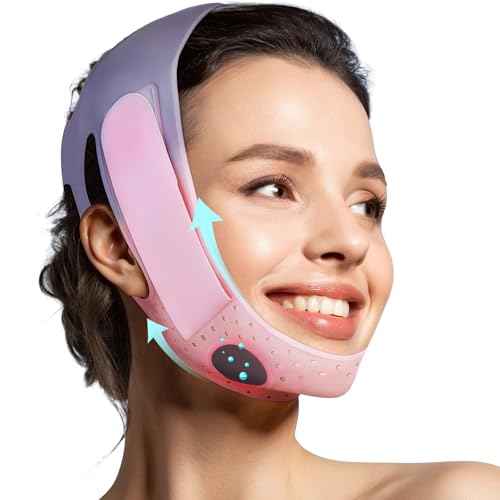 V-Line Mask Chin Up Mask V Shaped Face Mask Chin strap, Soft Silicone Chin Strap V Line Lifting Mask for Women,Jaw Exerciser
