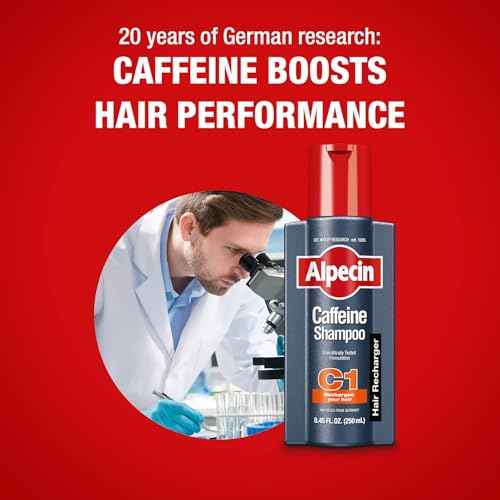 Alpecin C1 Caffeine Shampoo 12.68 fl oz I Hair Performance Enhancer I Promotes Natural Hair Growth and Thickness I Energizes Scalp