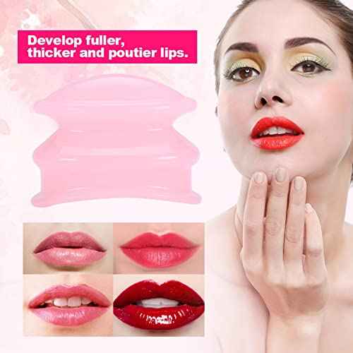Lip Plumper,Lip Enhancer Plumper Tool Women Lip Plumping Tool, Portable Silicone Lip Suction Enhancer Device Beauty Tool