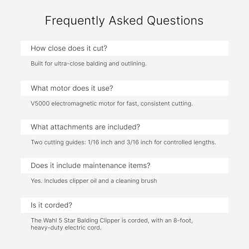 Wahl Professional 5 Star Balding Clipper, Corded V5000 Electromagnetic Motor, for Ultra-Close Trimming