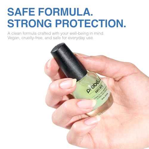 Probelle Anti-Bite, Nail Biting Treatment for Kids & Adults to Quit habit, No Bite Nail Polish Deterrent, Thumb Guard & Prevents Finger Sucking, Bitter Taste Nail Care, For Ages 3+, 0.5 fl oz (15 ml)