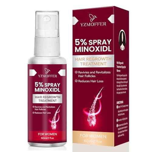 5% Minoxidil for Women Hair Growth: Hair Loss Treatment for Hair Thinning and Hair Loss to Get Thicker and Fuller Hair, 60ML