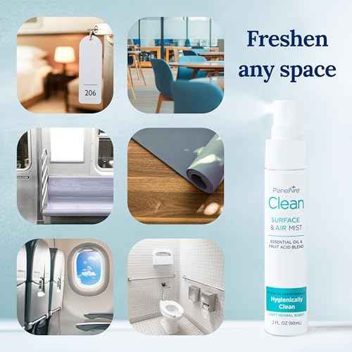 Travel Essentials | Hygiene Kit | Travel Toiletry Kit | Travel Size | Spray Hand Sanitizer Tangerine Coriander Scent | Surface Wipes | Individual Travel Wipes | Surface Cleaner | With Essential Oils