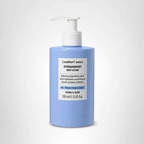 Comfort Zone ] Hydramemory Body Lotion, Moisturizing, Lightweight Texture With Soft Silky Feel, Immediate Long-Lasting Skin Hydration with Dry touch, 350ml