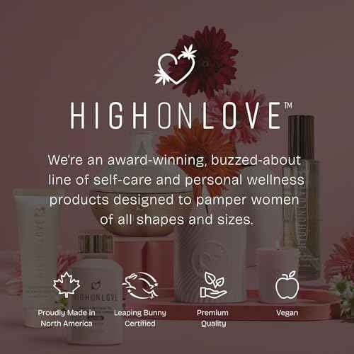 HIGHONLOVE Water Based Moisturizer - Feminine Care Personal Moisturizer for Women - An All Natural, Water Based, Gentle Formula for Dryness Relief - Vegan & Cruelty Free by High On Love (100 ml)
