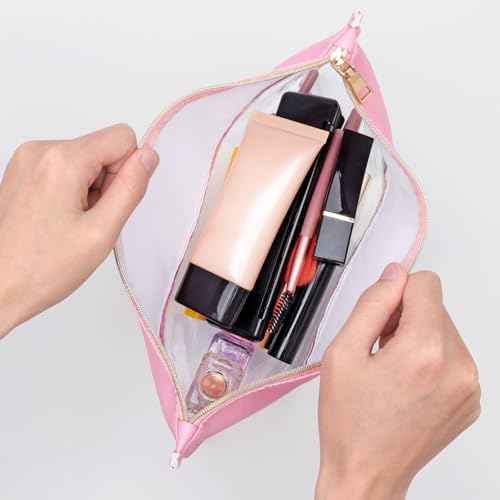 Christian Makeup Bag Religious Gift for Women Religious Faith Gifts Christian Gifts for Women Faith Scripture Bible Verse Clear Cosmetic Bag Zipper Travel Pouch Birthday Christmas for Her