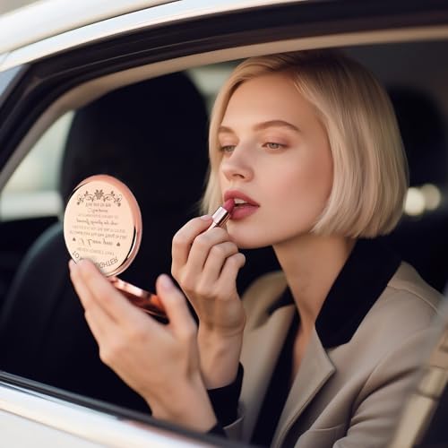 GAOLZIUY Daughter Gifts from Mom, Rose Gold Daughters Compact Mirror, Birthday Gifts for Daughter from Mother, Graduation Wedding Anniversary Christmas