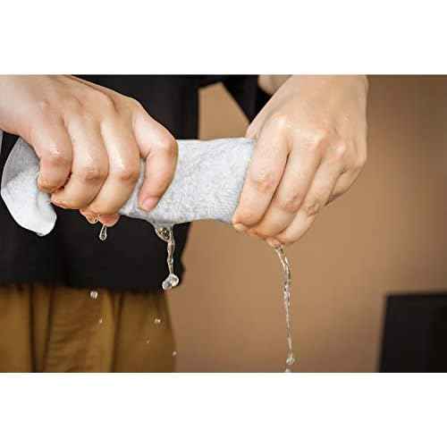 Softolle 100% Cotton Washcloths 24 Pack (12x12 Inches) Soft, Highly Absorbent Washcloth, Face Towels, Wash Cloths for Face, Ring Spun, Bulk Pack (White)