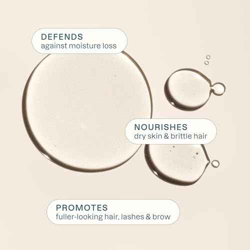 Cliganic Organic Castor Oil, 100% Pure - For Hair, Skin, Face, Eyelashes & Eyebrows | Natural Cold Pressed Unrefined Hexane-Free (8oz)