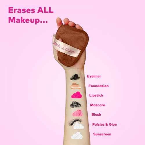 7-Day Set, Erase All Makeup with Just Water, Including Waterproof Mascara, Eyeliner, Foundation, Lipstick, Sunscreen, and More! 7ct