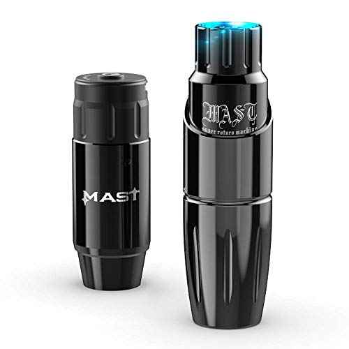 Mast Tattoo Tour Cordless Tattoo Machine Kit Cartridge Tattoo Gun with 50Pcs Liner Shader Needles Complete Tattoo Supplies Kit for Beginners