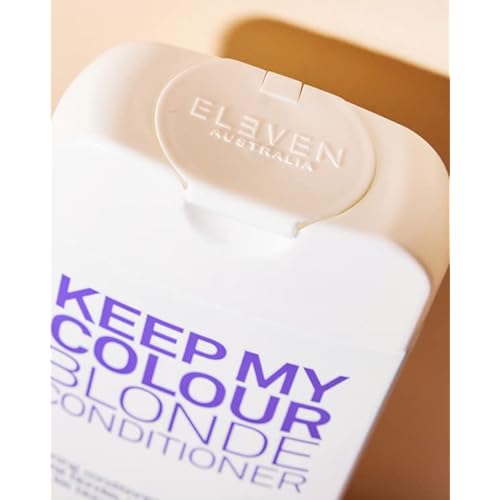 ELEVEN AUSTRALIA Keep My Colour Blonde Conditioner - Purple Conditioner for Blonde & Silver Hair, Color Protecting & Toning, Neutralizes Brass for Women & Men, Sulfate Free, Vegan