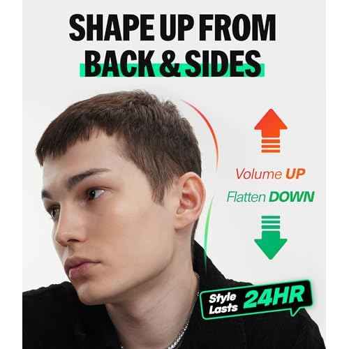 DASHU Perfect Downtech Original 3-Minute No Heat at Home Hair Press Down Perm Solution for Hair, Hair Straightener for Men's Grooming