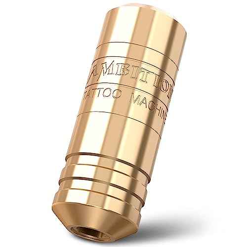 Ambition Torped 32mm Rotary Tattoo Machine Short Pen with Brushless Motor Professional Cartridges Tattoo Gun with RCA Cord for Tattoo Artists