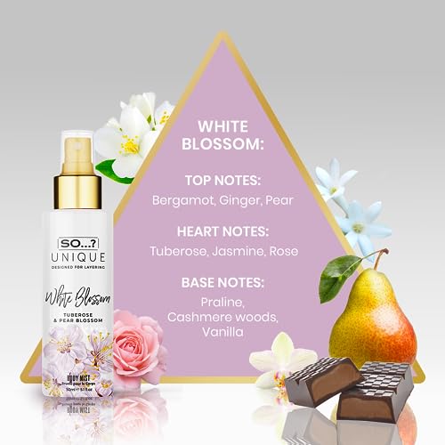 So¡¦? Unique Body Mist Set - Perfumes for Women with Fresh, Floral, Sweet Scents - 6 Hour Wear Body Spray for Women - Travel Size Gift Set - 6 pcs