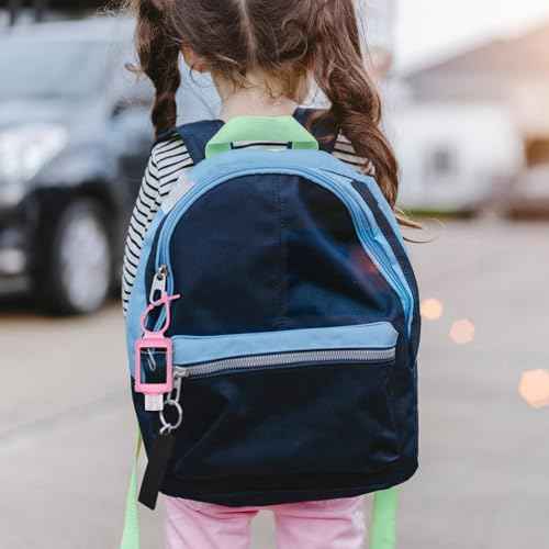 6Pcs Travel Size Empty Hand Sanitizer Holder with Silicone Keychain, 2 oz Leak Proof Refillable Plastic Bottles Portable Travel Containers with Detachable Silicone Case