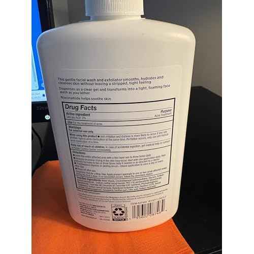 ACNE CONTROL CLEANSER Alicylic acid 2% acne treatment frangance free 8 fl oz