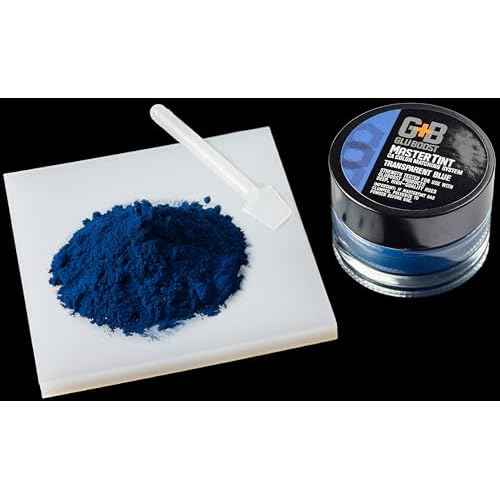 GluBoost MasterTint Jars ? Long-Lasting Color Additives for Perfect Color Matching ? Works with MasterGlu & Fill n¡¯ Finish Pro ? No Solvent Needed - Blue